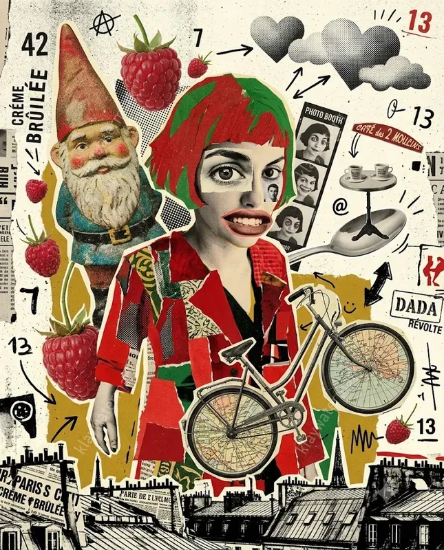 Cult Cinema Dada Collages