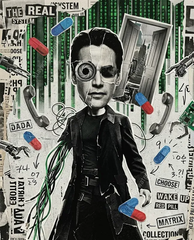 Cult Cinema Dada Collages