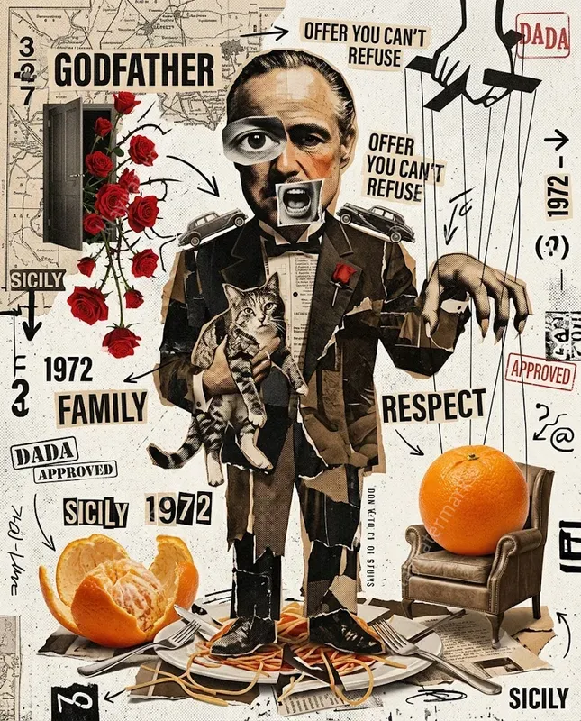 Cult Cinema Dada Collages
