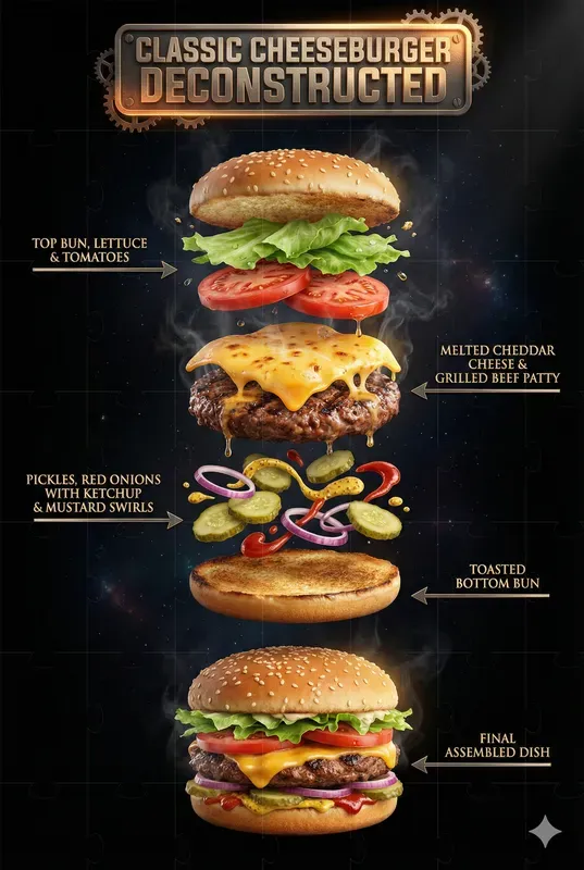 Layered Food Poster Generators