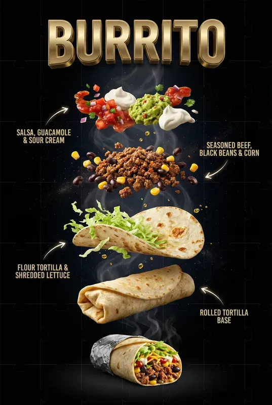 Layered Food Poster Generators