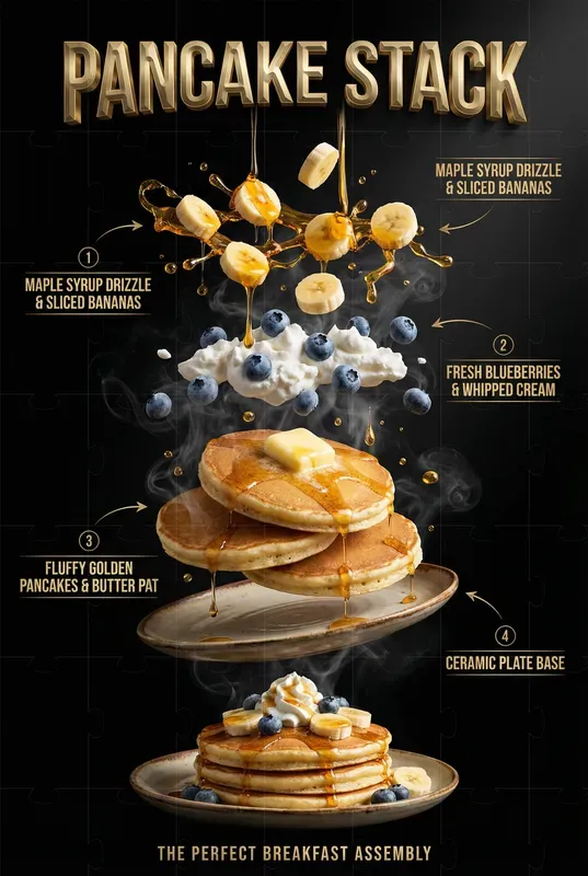 Layered Food Poster Generators