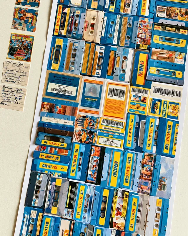 90s Y2k Nostalgia Ephemera Sheets