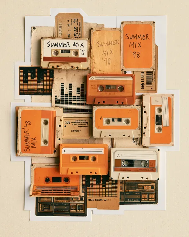 90s Y2k Nostalgia Ephemera Sheets