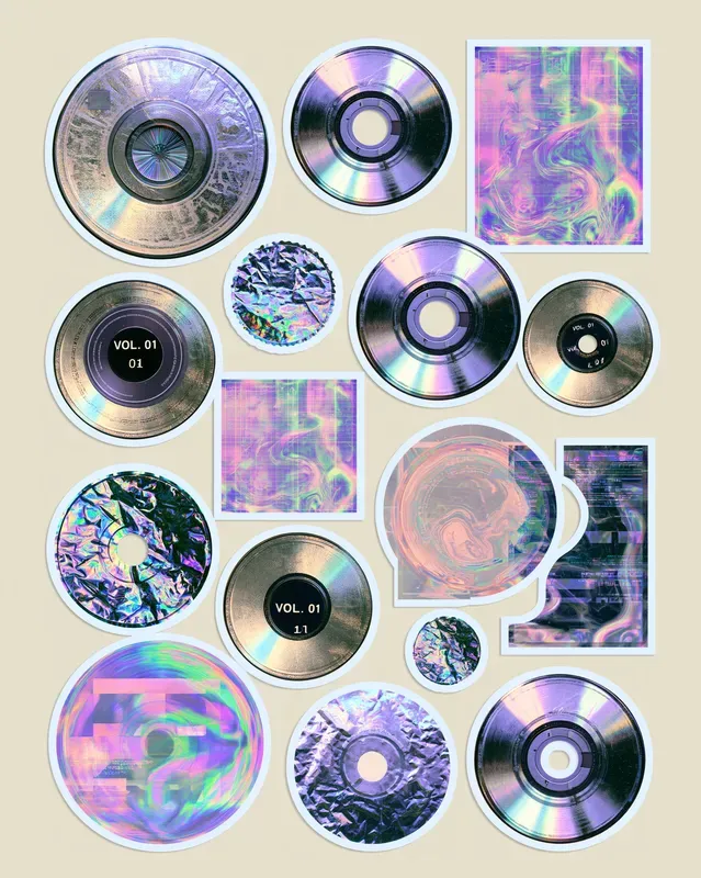 90s Y2k Nostalgia Ephemera Sheets