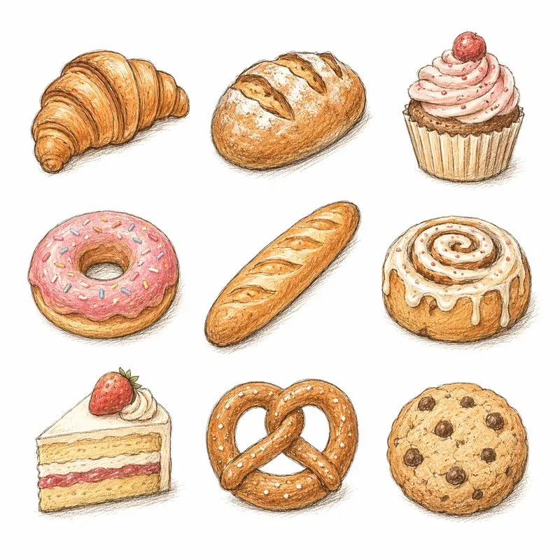 Hand Drawn Sketch Icons Studios