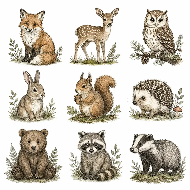 Hand Drawn Sketch Icons Studios