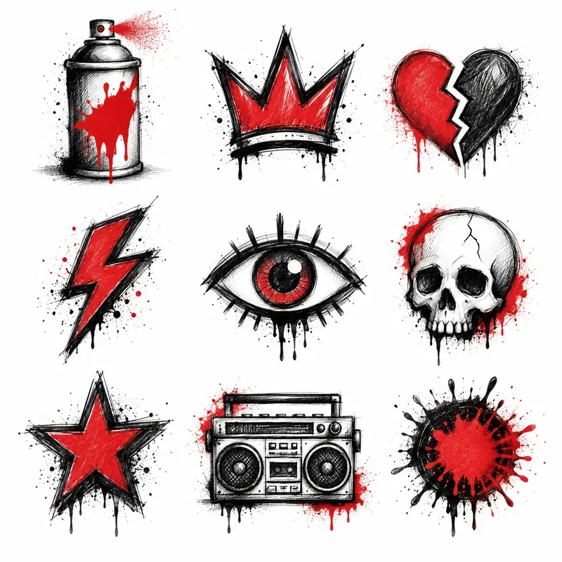 Hand Drawn Sketch Icons Studios
