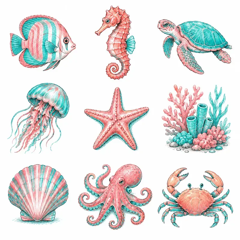 Hand Drawn Sketch Icons Studios