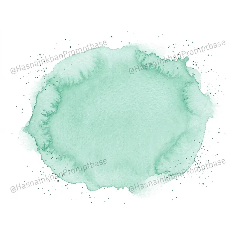 Watercolor Splash Blob Clipart
