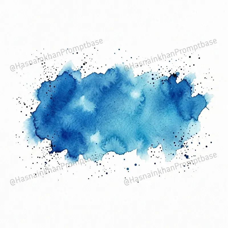 Watercolor Splash Blob Clipart