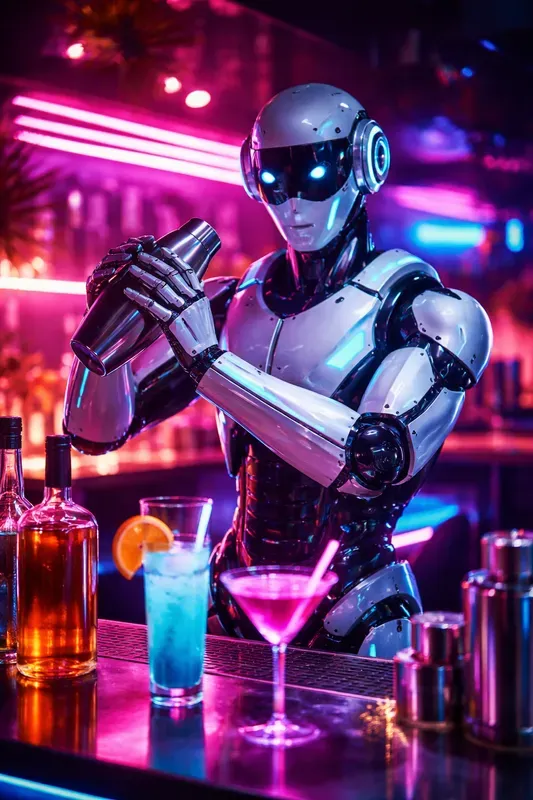 Retro Synth Lounge Portrait Studios