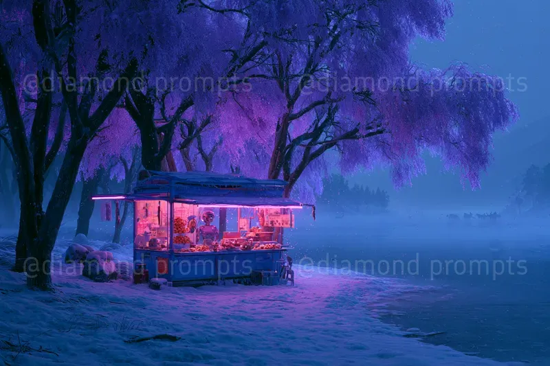 Neon Robot Street Kitchens