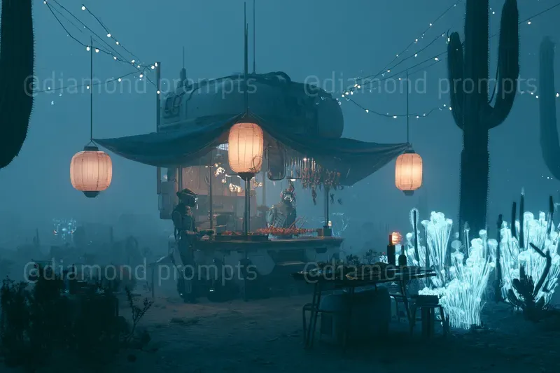 Neon Robot Street Kitchens