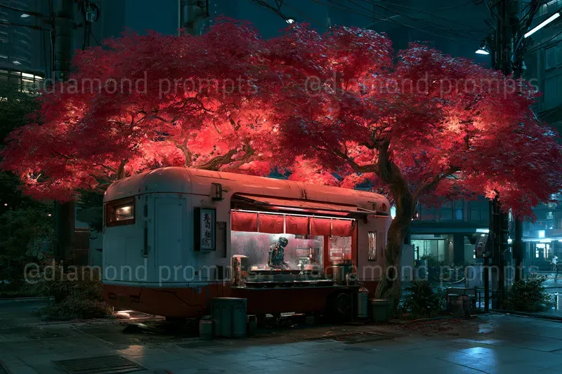 Neon Robot Street Kitchens