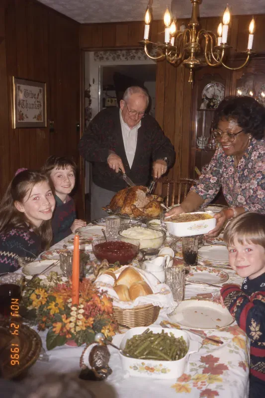 90s Thanksgiving Family Photos