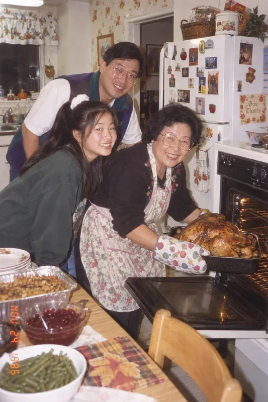 90s Thanksgiving Family Photos