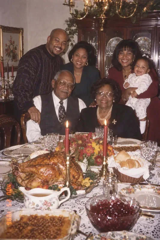 90s Thanksgiving Family Photos