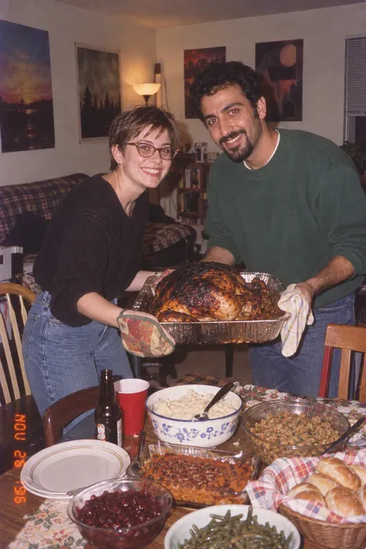 90s Thanksgiving Family Photos