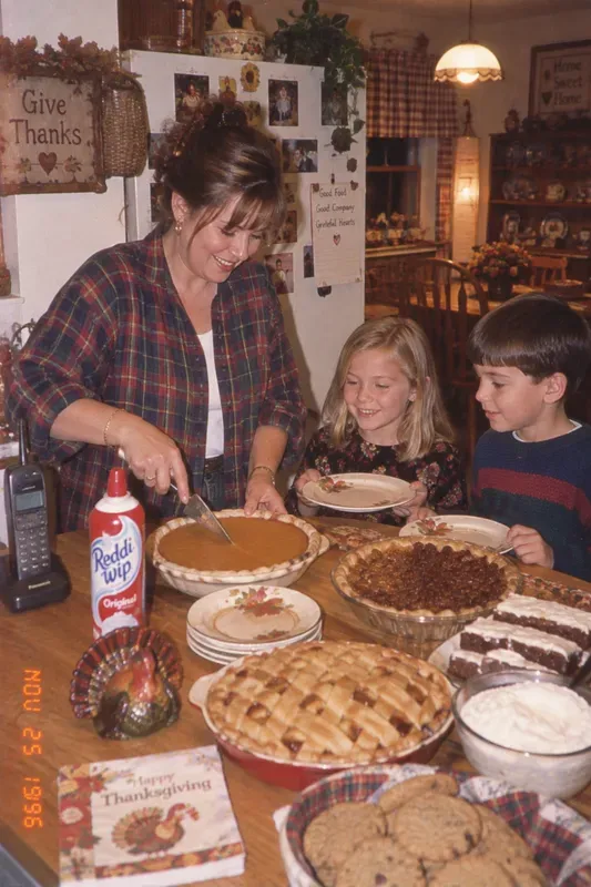 90s Thanksgiving Family Photos