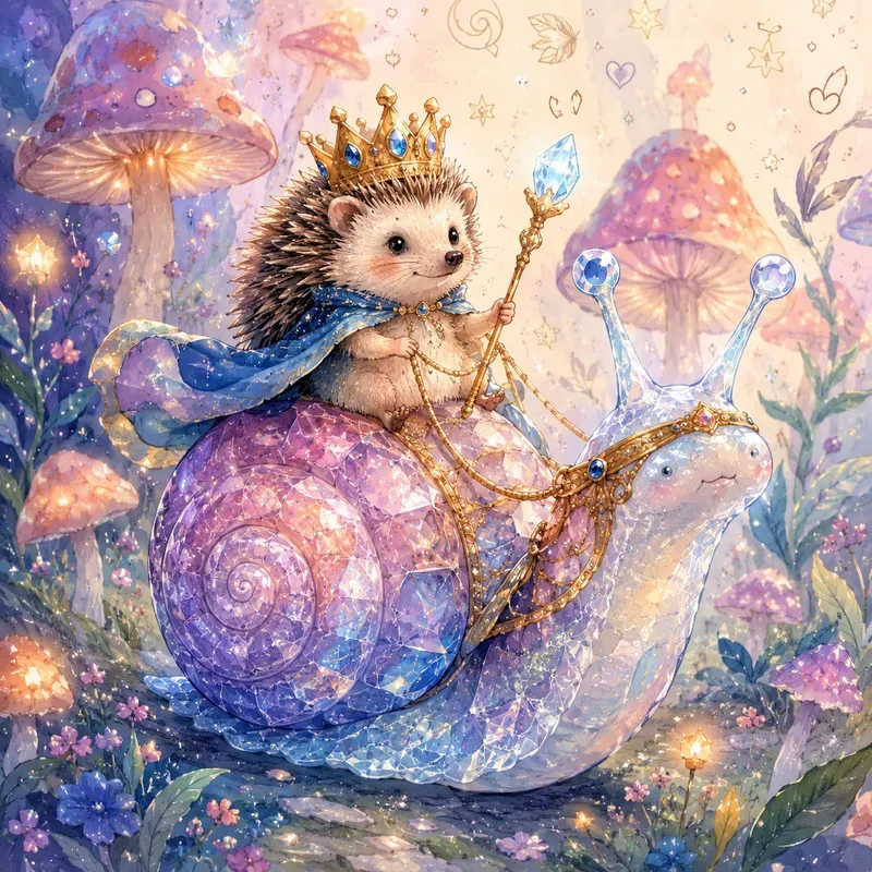 Whimsical Watercolor Fantasy Characters