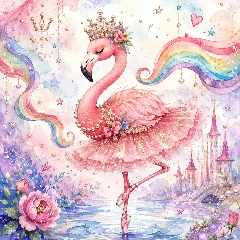 Whimsical Watercolor Fantasy Characters