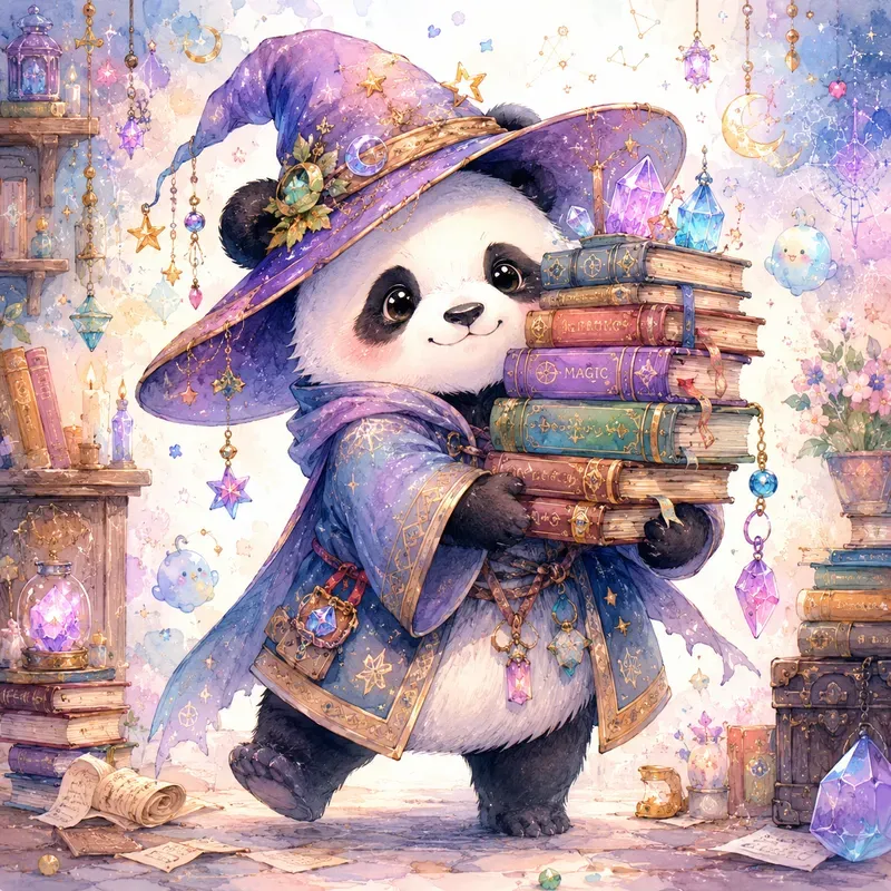 Whimsical Watercolor Fantasy Characters