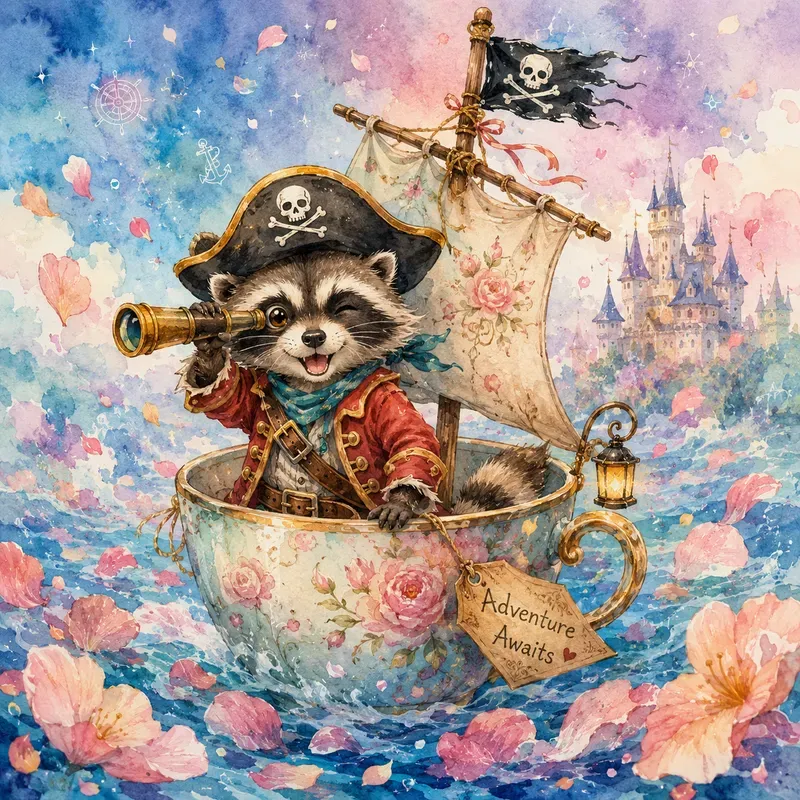 Whimsical Watercolor Fantasy Characters