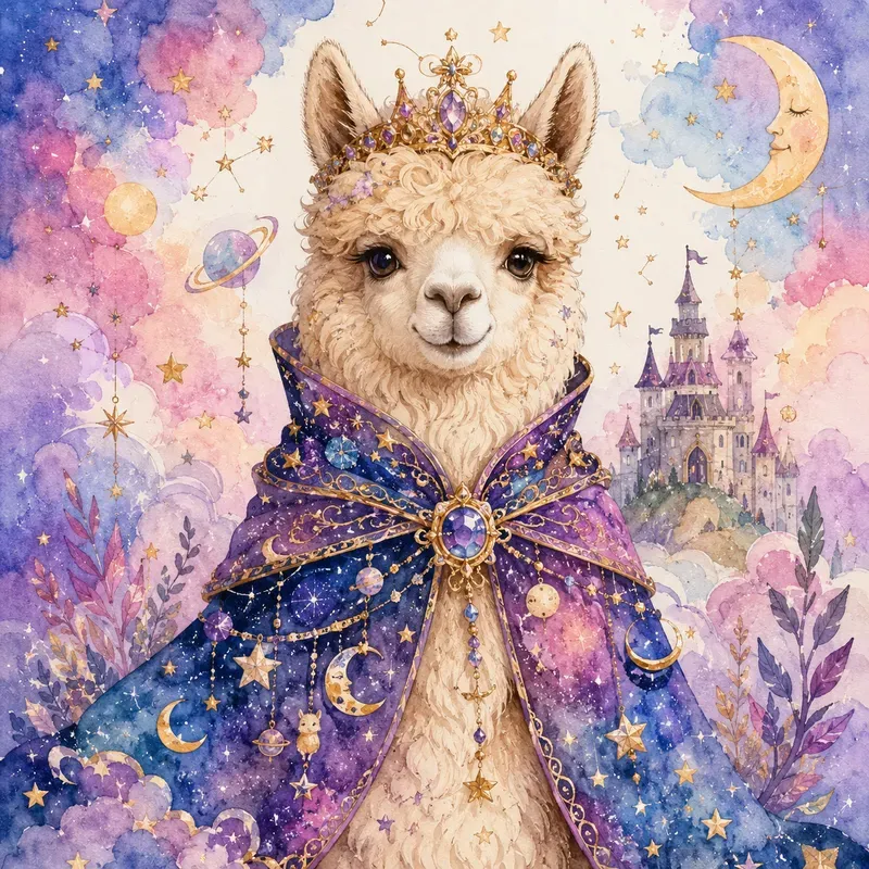 Whimsical Watercolor Fantasy Characters