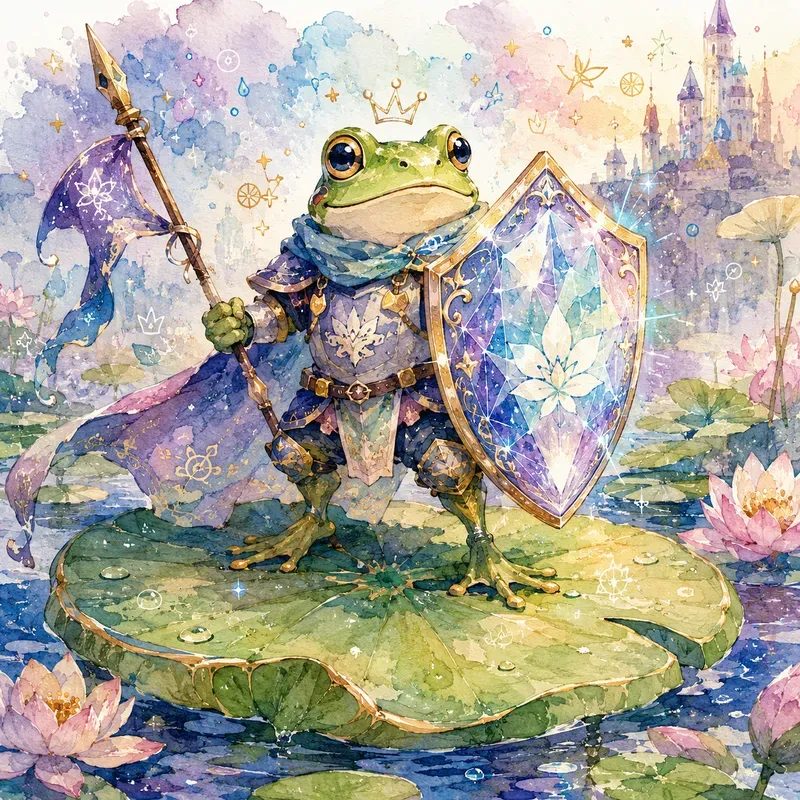 Whimsical Watercolor Fantasy Characters