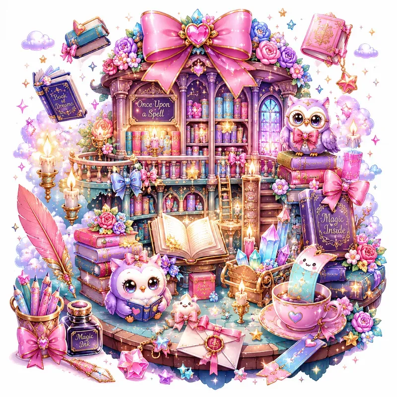 Kawaii School Clipart Creators
