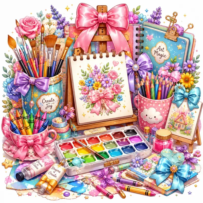 Kawaii School Clipart Creators