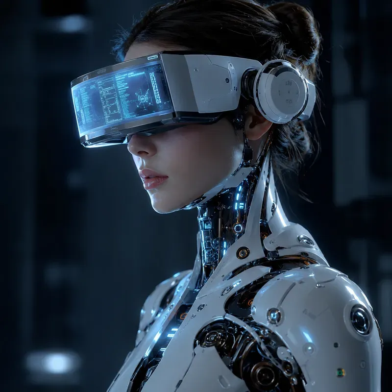 Futuristic Vr Portrait Generator