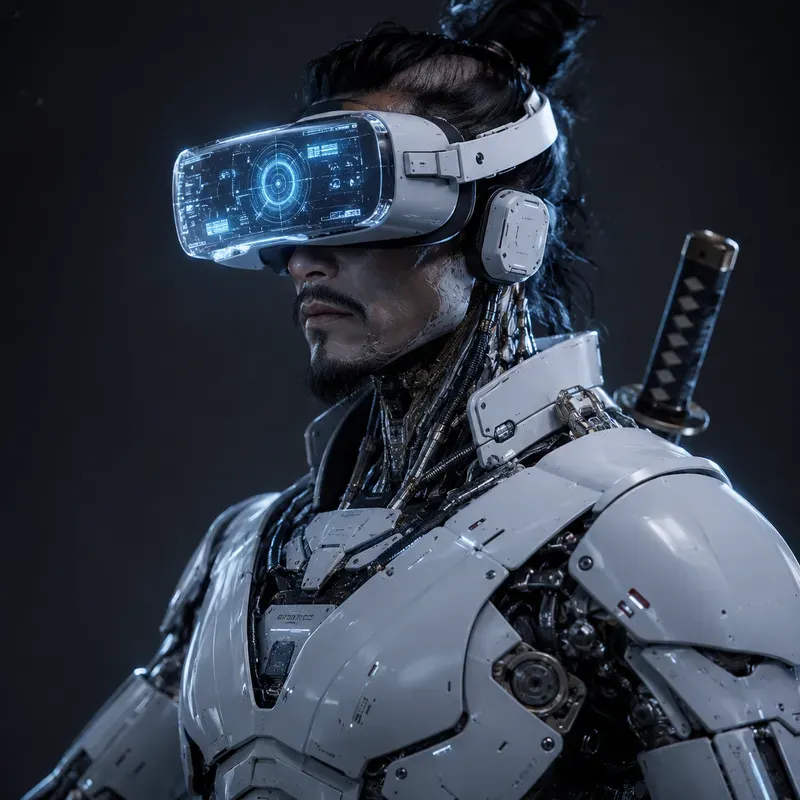 Futuristic Vr Portrait Generator