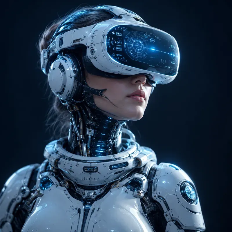 Futuristic Vr Portrait Generator