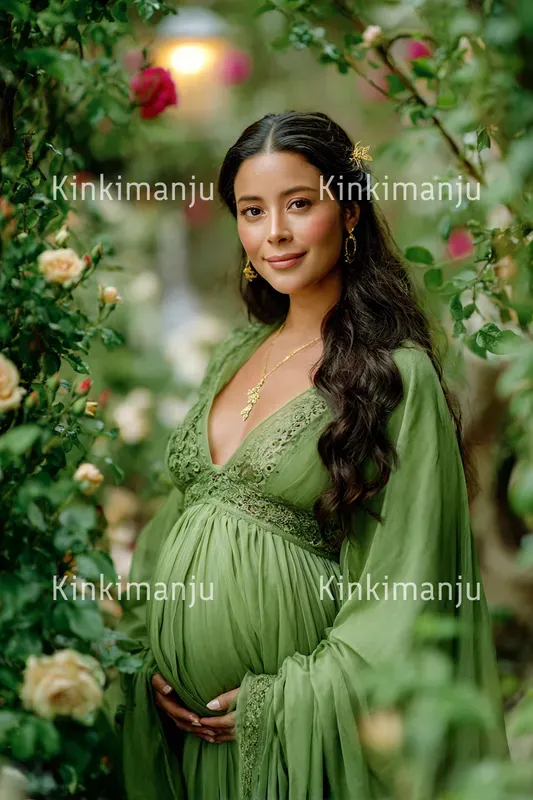 Glowing Maternity Couture Photography
