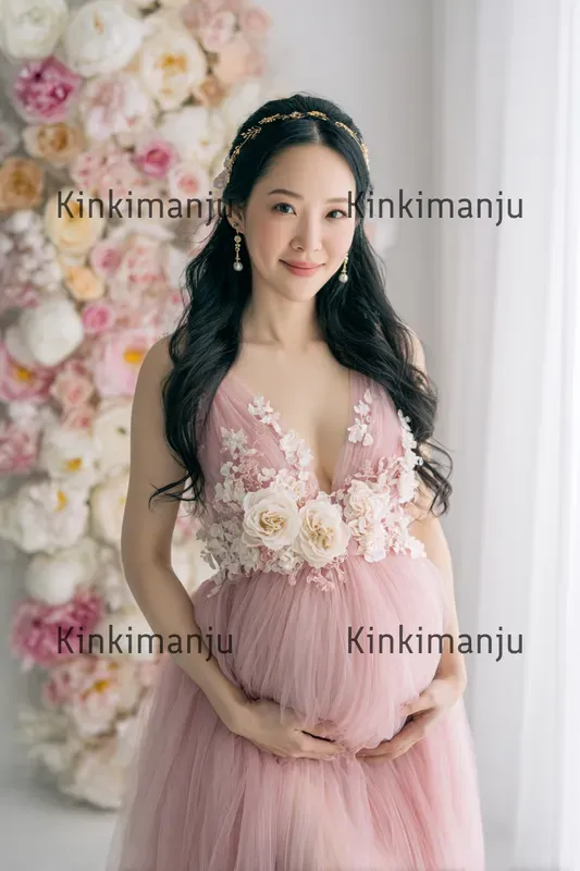 Glowing Maternity Couture Photography