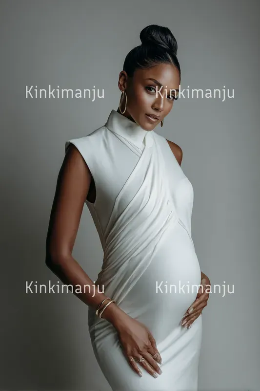 Glowing Maternity Couture Photography
