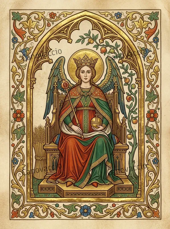 Medieval Illuminated Tarot Card Decks