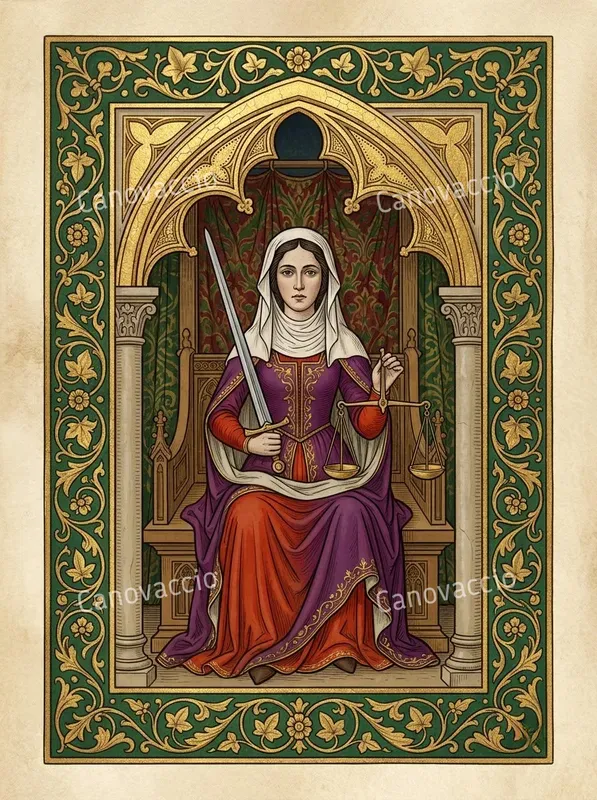 Medieval Illuminated Tarot Card Decks