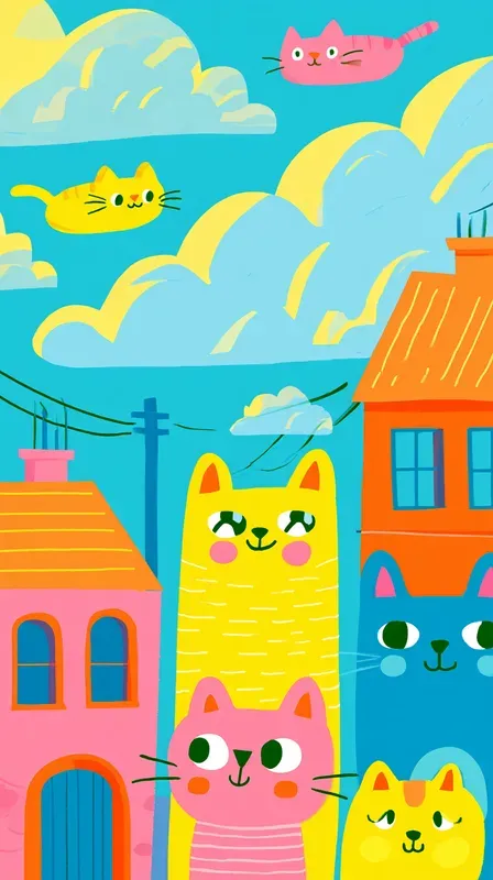 Cute Rainbow Fantasy Worlds