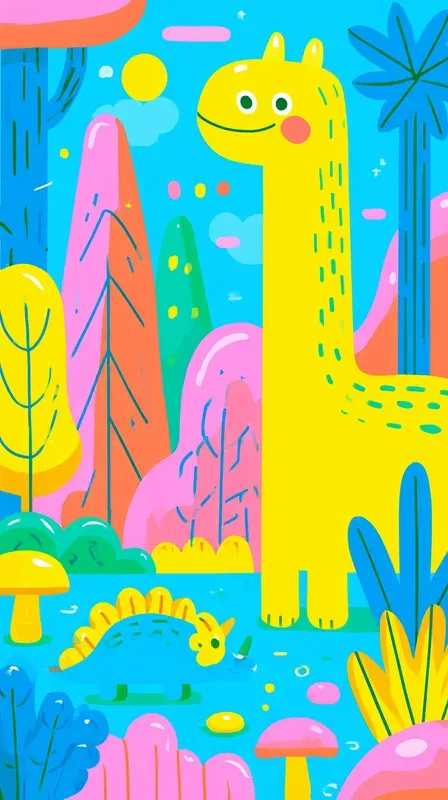 Cute Rainbow Fantasy Worlds