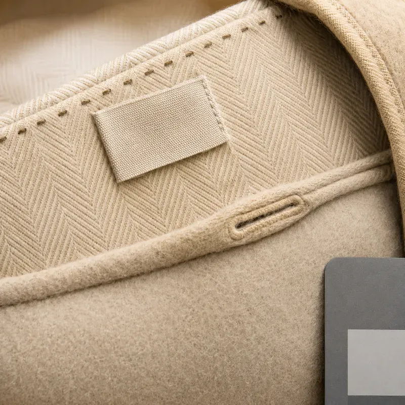 Textile Care Label Detail Photo Builders