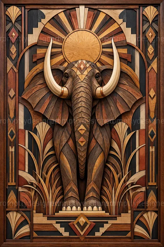 African Carved Wood Wall Art