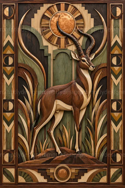 African Carved Wood Wall Art