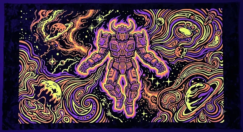 Blacklight Velvet Poster Art
