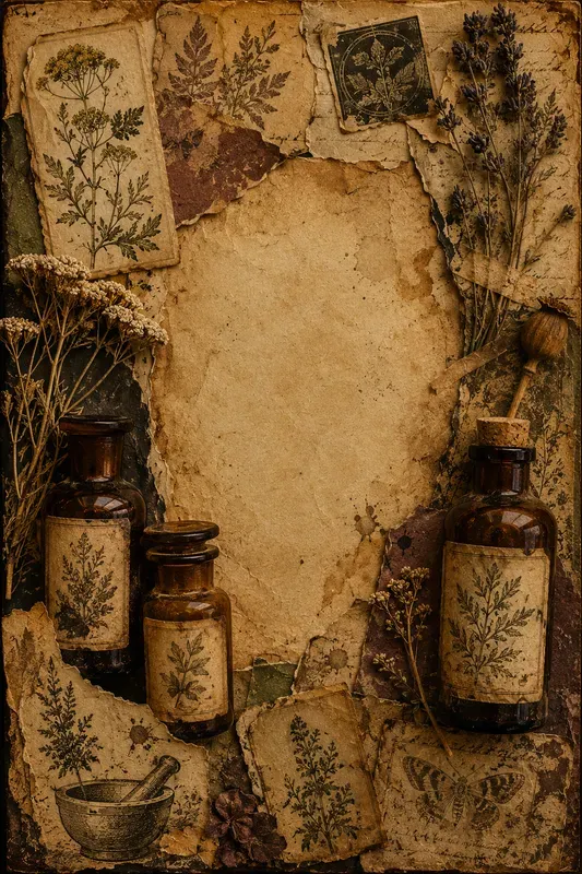 Vintage Autumn Junk Journal Ephemera