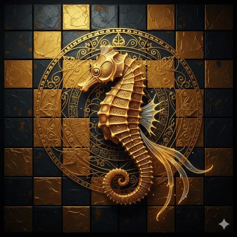 Geometric Impasto Mythic Art