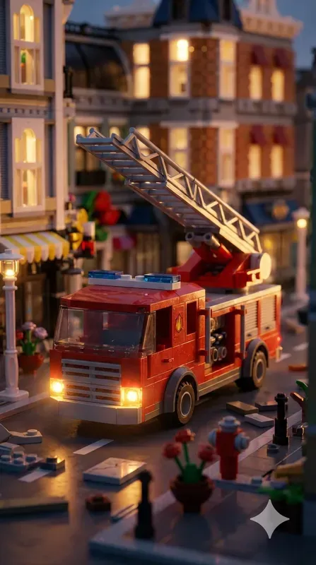 Cinematic Lego Vehicle Miniature Scenes