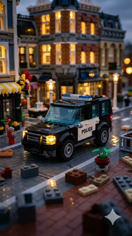 Cinematic Lego Vehicle Miniature Scenes